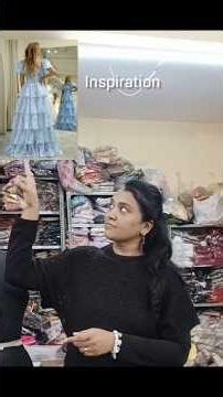 DIY Layered Gown Idea 😍 | Simple Layered Dress Sewing Tutorial #Shorts