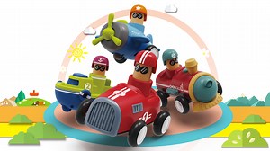 Watch baby pull back car toy toddler vehicle plane boat train set on Amazon Live