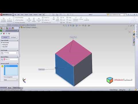 Solidworks explained Draft & Draftxpert