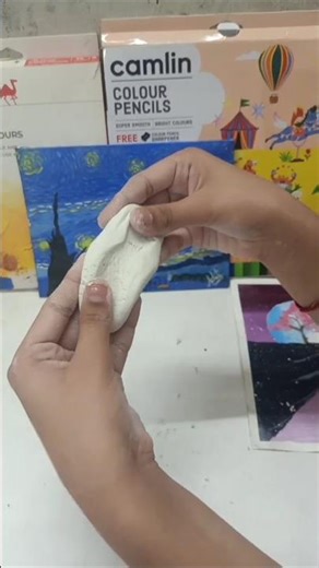 I made a clay using wall potty 😱🤯|| How to make clay at home #curiositypublicschool #clayart #clay