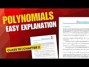 “Polynomials Class 10 | Chapter 2 | Step by Step Easy Explanation (NCERT/GSEB Maths)”