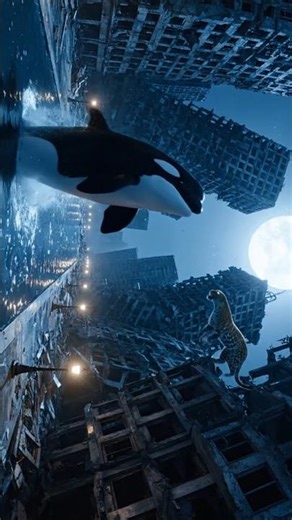 Incredible 🐆 cheetah and tiger whale 🐋 hybrid mix. #hybridanimals #cheetah #tiger whale