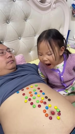 Eat Beans, Record the Baby , My Little cute Baby, Dad Takes Care of the Baby, Father and Son's Da😂☺