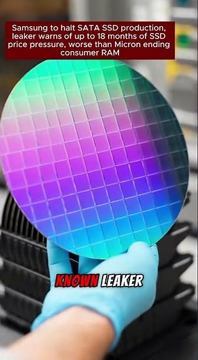 Samsung to halt SATA SSD production, leaker warns of up to 18 months of SSD price pressure #samsung