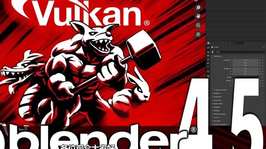 Blender 4.5来了！全新功能讲解！