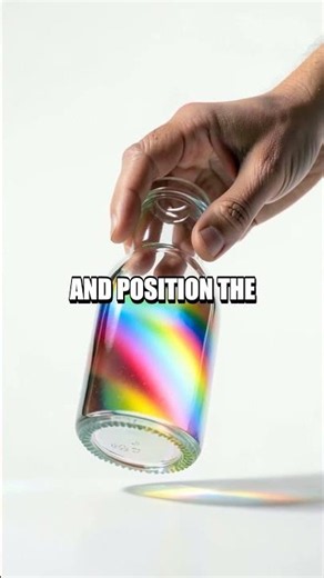 Shimmering Spectrum at Home: A Safe Water Prism Experiment