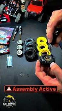 1st upgrades for the scx24 4Runner build are ‪@INJORA‬ wheels, tires and inserts! #crawlers #scx24