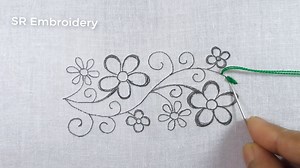50K views · 3.7K reactions | Hand embroidery border line design for dress | SR Embroidery | Facebook
