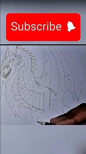 Flying Dragon Drawing #shortsviral #easydrawing