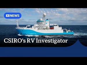 Research vessel travels under Tasman Bridge to refuel for Antarctica | ABC NEWS