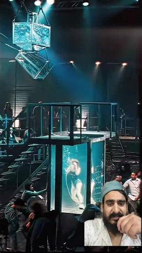 Girl Inside Glass Box 😱 Live Stage Shocked Everyone!