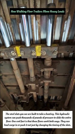 How Walking Floor Trailers Move Heavy Loads