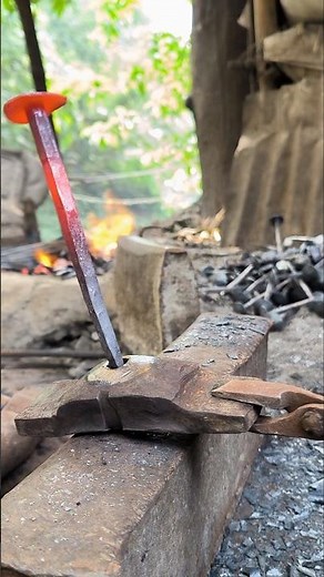 How to Make a Blacksmith Anvil at Home | Most Satisfying Forging Process #foryou #shorts viral