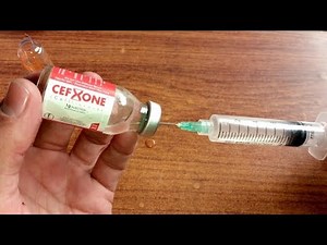 How to Prepare Ceftriaxone Syringe