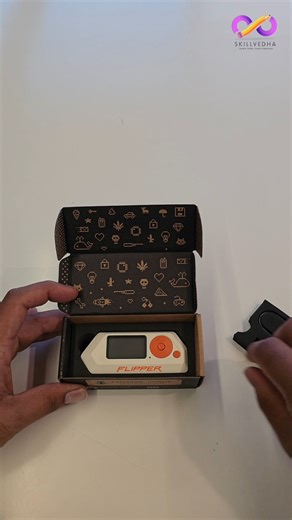 skillvedha on Instagram: "🐬 Flipper Zero Unboxing & Feature Overview 🛠️ Take a closer look at the Flipper Zero, the ultimate portable multi-tool for ethical hackers, security researchers, and hardware enthusiasts. In this reel, we unbox the device, explore its external components, and give a quick walkthrough of its core functionalities. 🔍 What’s inside: • Detailed look at the device’s hardware (GPIO pins, IR transceiver, Sub-1 GHz antenna, USB-C, iButton reader, and more) • First-time setup 