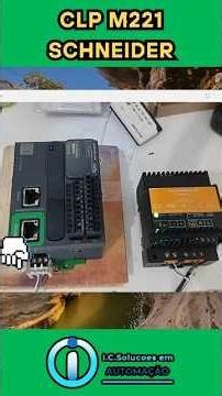 CLP M221 Schneider Electric #automaçãoindustrial #clp #plc #modicon #m221
