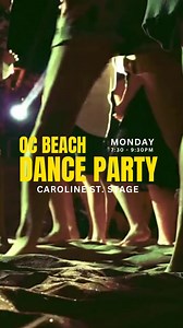 16K views · 36 reactions | Monday nights just got a whole lot groovier!  Join us at the OC Beach Dance Parties on the Caroline Street Stage, every Monday July 8 - Aug 26! We'll have live DJs, spectacular fireworks and endless fun for you out on the dance floor! #ocmd #SomewhereToSmileAbout | Ocean City, MD - Tourism | Facebook