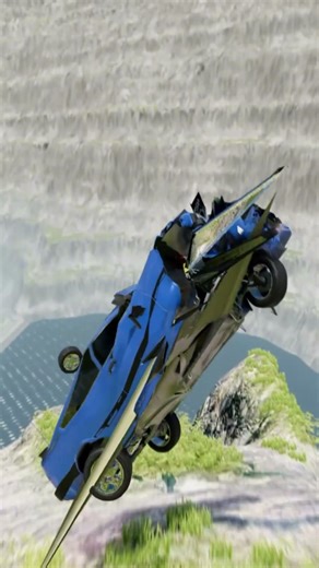 CARS VS GIANT LAVA PIT-BEAMNG.DRIVE #shorts #beamng #gaming #beamngdrive #automobile #viral #usa