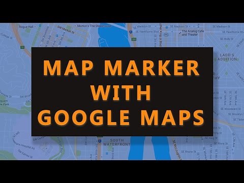 How to use Map Marker with Google Maps - tutorial by TechyV