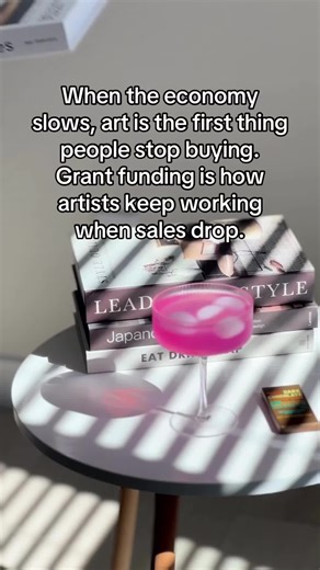 Hustling doesn’t protect artists support does. Grants are how artists build breathing room without breaking themselves. The artists who last aren’t tougher or luckier they’re funded. Ignoring grant funding in 2026 means choosing the hardest path on purpose. #fyp #art #artist ##artists##entrepreneur