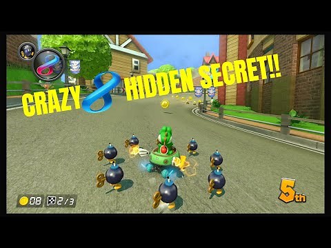 CRAZY EIGHT HIDDEN SECRET FEATURE!! Mario Kart 8 Deluxe