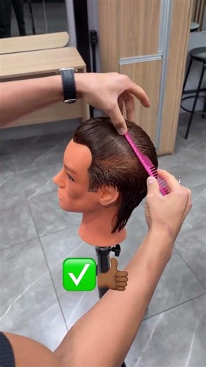 Professional Barber Tips: How to Master Scissor-over-Comb Technique ✂️ #Shorts