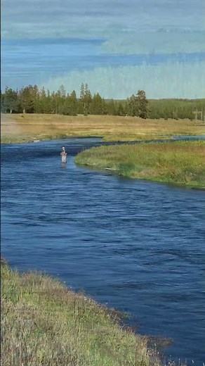 The Gibbon and Firehole Rivers Collide: The Start of the Madison River #yellowstone