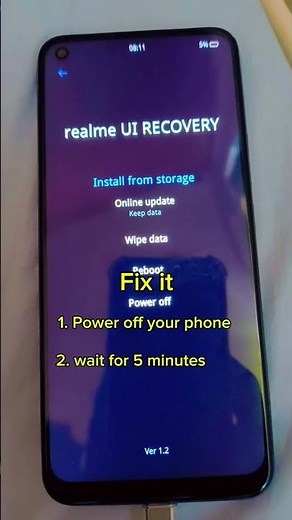 Realme ui recovery problem | #phoneproblems