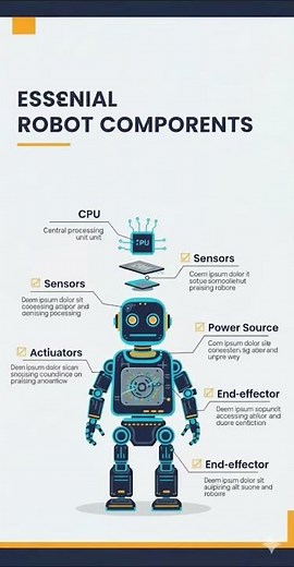 #👾 Components of a Robot | Module 1 | Topic 1.4 #roboticsscience #robots #therobomindbyrahul