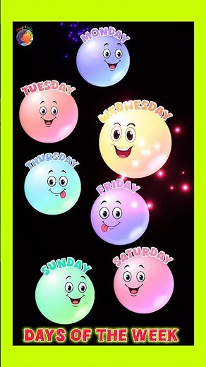 week name song for children #learning #kidslearning