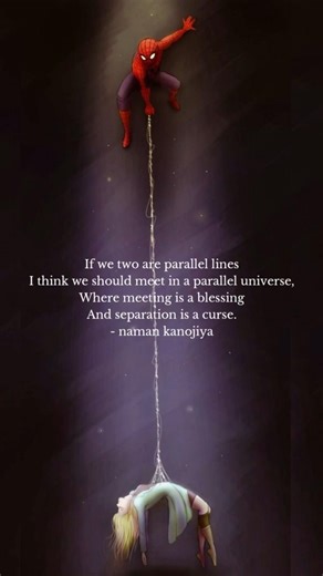 In Parallel Universe #poetry #love #poem #ironman #tonystark #quotes #marvel #spiderman #stanlee