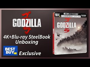 Godzilla (2014) Best Buy Exclusive 4K+2D Blu-ray SteelBook Unboxing