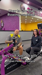 Row, row, row your way to fitness! 🚣‍♀️ Our trainer shows you how to master the rowing machine #planetfitness #planetfitnessworkout #planetfitnessaustralia | Planet Fitness