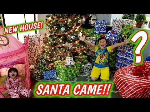 SANTA BROUGHT THE BEST CHRISTMAS PRESENTS! ARI GOT A NEW HOUSE AND HUGE MYSTERY SUPRISE GIFT!!