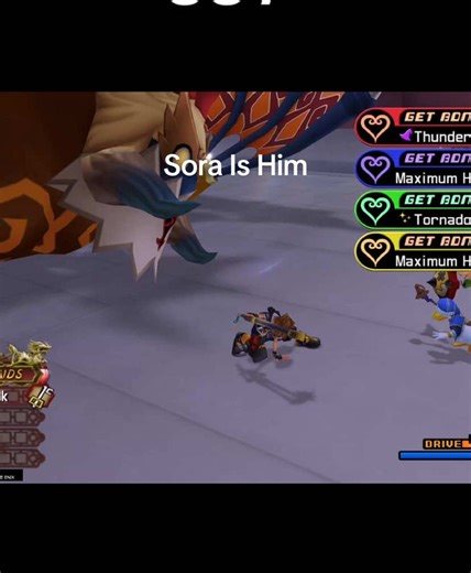 Sora Dominates in Kingdom Hearts II