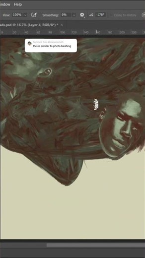 photobashing 🤝 collage 🤝 2Dsculpting #artprocess #paintingprocess #arttimelapse #artreveal