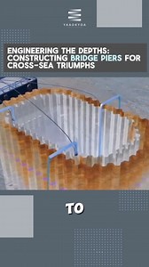 8.9K views · 93 reactions | Constructing bridge piers in the sea  | Civil Engineering&Architecture | Facebook