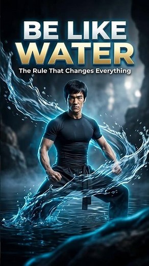 Be Like Water — The Bruce Lee Rule That Changes Everything
