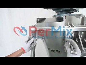PerMix Nauta Mixer - Pilot size PNA 50 Conical Screw type mixer, with single screw and lifting