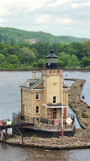 Rondout Lighthouse Drone Tour #shorts