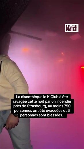 Incendie au K Club : 750 personnes évacuées à Strasbourg