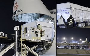 英特尔俄勒冈 ASML 首个 TWINSCAN EXE:5200 系统的关键组件的交付