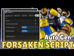 ⚙️ Forsaken AUTO GEN Script! 🔁 Instant Resource Generator – Keyless & Updated (2025)