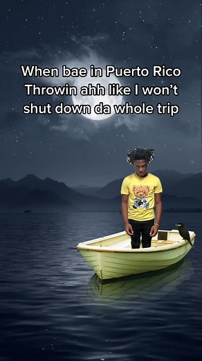 Tranquil Night Boat Scene in Puerto Rico