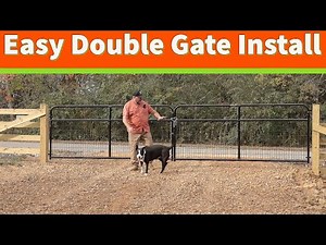 Keep Trespassers Out with Double Gate in 30 Minutes.