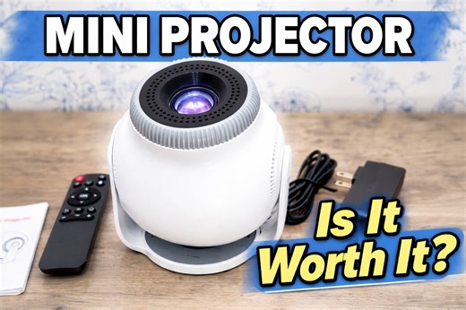Watch Smart Mini Projector | WiFi & Bluetooth |Bedroom Setup on Amazon Live