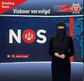 En dan volgt nu het omvolkingsnieuws van de #NPO.De sharia rechtbank in Amsterdam heeft de visboer, die een netjes en kuis geklede moslima een overheerlijke kibbeling weigerde, tot levenslange gevangenis veroordeeld. Alahu akbarrrrrrrrrr.