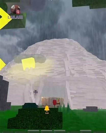 Built on top of a mountain…surrounded by nothing but fog and rain. #roblox #robloxmemes #rblx