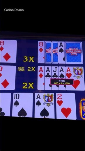 WOW, 12x Handpay! Video Poker #casino #videopoker #poker #gambling #casinogame
