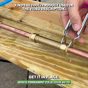 1.3M views · 9.1K reactions | Every homeowner should know the best way to repair copper pipes permanently. While temporary fixes can get you out of a bad situation, a proper long-term solution will save you time and money in the future. In this video, I’ll go over the most reliable methods to fix leaks and prevent future plumbing issues.  Avoid costly repairs—know your best fix! #homerepairs #PlumbingTips #DIYFixes | Everyday Home Repairs | Facebook